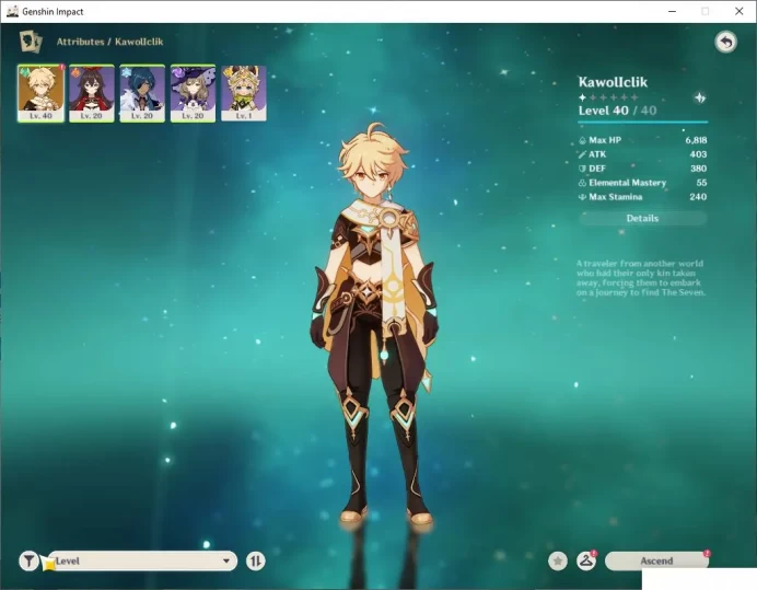 EU| Ready Gacha | AR 55 | 59000Primogem + 64 IF + 133 AF | MC Male | TakeMail | CheckSS (GI5500)