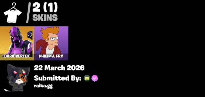 [PC/PSN/XBOX] 2 skins | Dark Vertex | Philip J. Fry | Dark Deflector | Dark Razor | Dark Forerunner | 0 VB