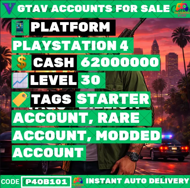 [PS4] 1 Billion (Cash + Cars) | RP Level 30 | Full Access | Instant Delivery ⸱ P4OB101
