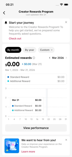 Instanly Delivery/ Monetized 100K Real Followers+640K Real Likes Account/ Creator Rewards Program Activated/ Live Stream/ Full Access