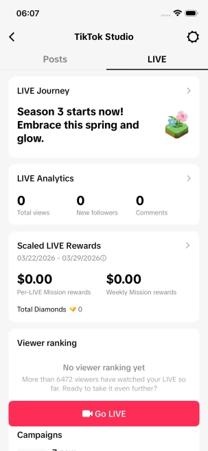 Instanly Delivery/ 11K Real Followers+100K Real Likes/ Tiktok Shop For Creator/ Live Stream/ Full Access
