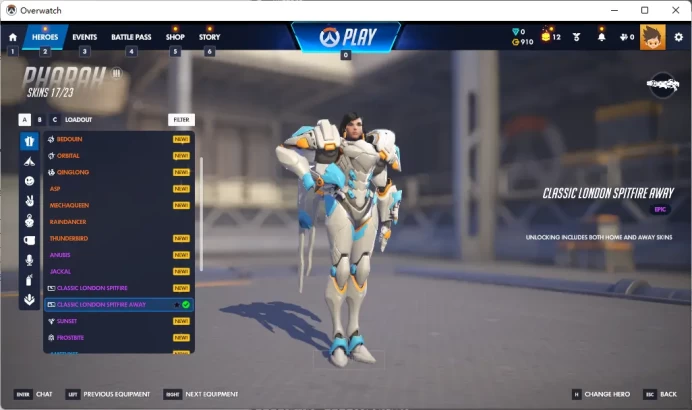 MERCY / 10 Gold Weapons / Full Mail Access / see the picture / Please Read Description / cyzr