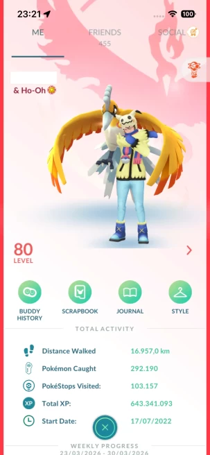 Level 80, 23 Legendary IV100, 1262 Shiny, 956 Legendary, 502 IV 100, 62 Shiny Legendary, 116 Shadow Legendary