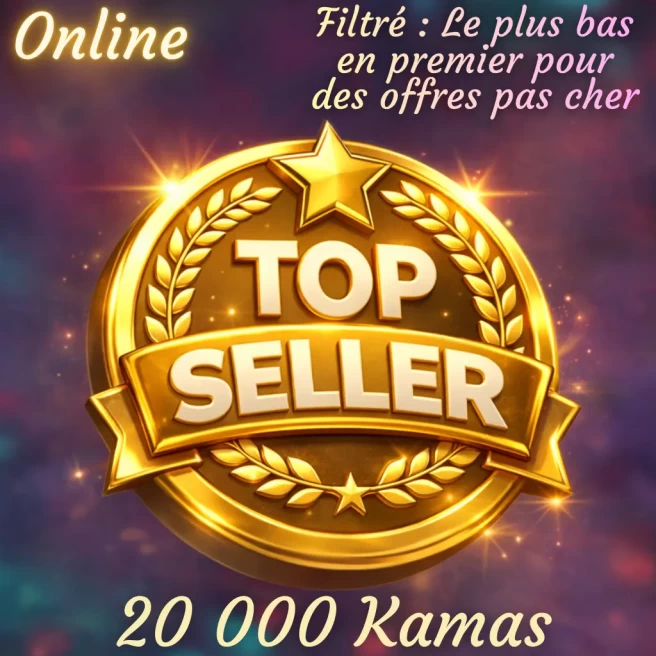 Kelerog : 20 000 Kamas + Top bonus - Delivery 5 minutes