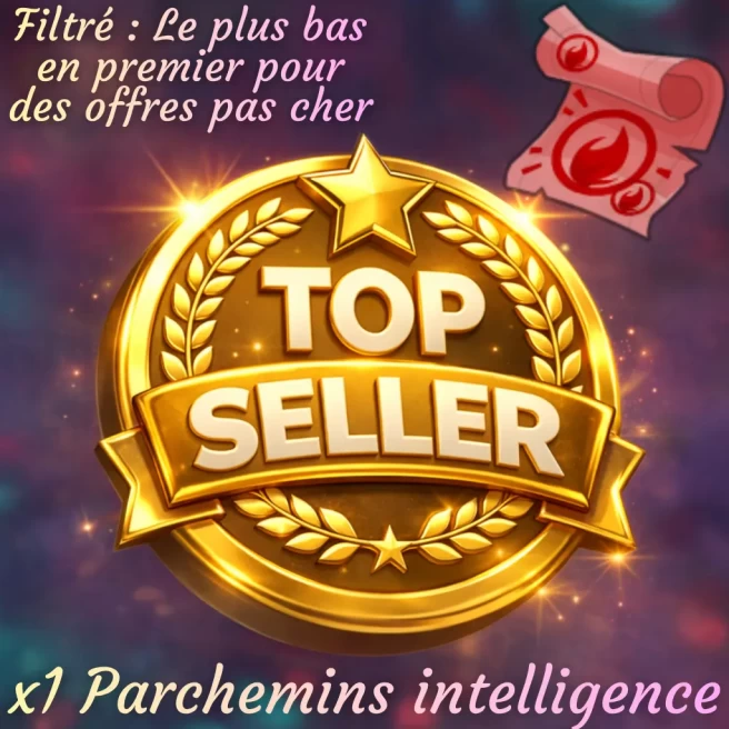 Kelerog : x1 Parchemins intelligence + Top bonus - Delivery 5 minutes