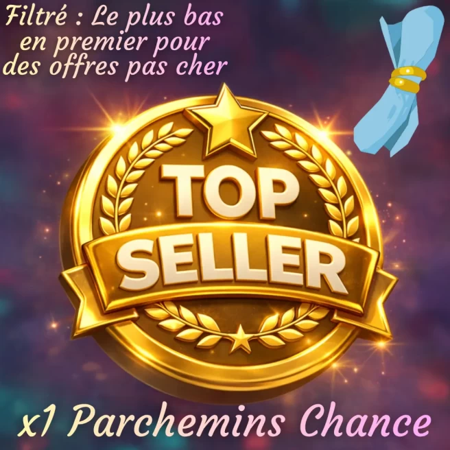 Kelerog : x1 petit Parchemins Chance + Top bonus - Delivery 5 minutes