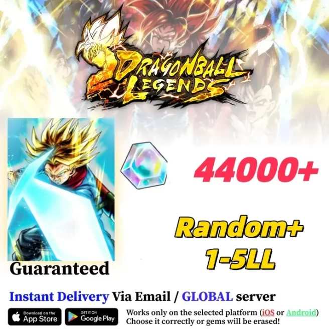 Global[IOS only]Super Saiyan Trunks (Adult)+44000Chrono Crystal +1-5LL| The plot has been completed |Dragon Ball Legend