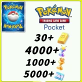 Global Server / Pokémon Gold Bricks*30 - Pack Opening Hourglass*4000- Challenge Hourglass*1000- Store coupons*5000+Android/iOS interoperability