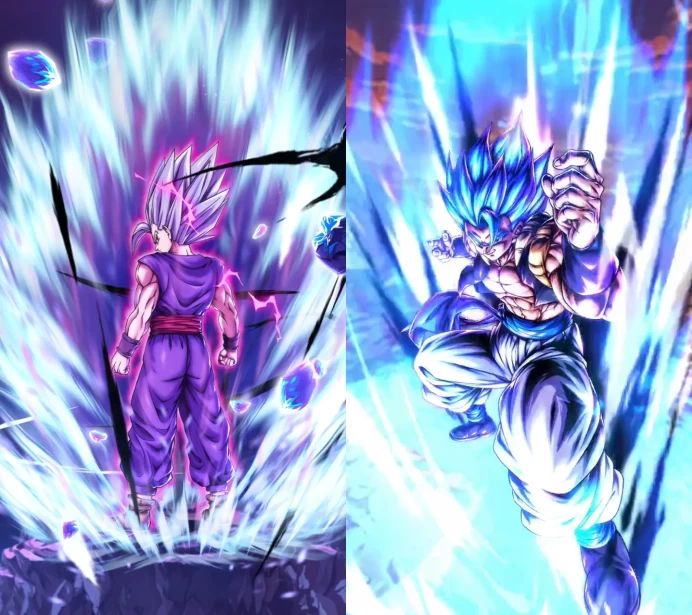 2UL [iOS]8S UL Beast Gohan[blue]+UL Super Saiyan God SS Gogeta[purple]+43000CC+0~5LL[Global]Auto delivery[BNID Login]