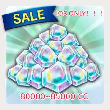 [IOS ONLY][Global][80000~85000 CC]+[0~3 LF Random]+[5000+ENE]+[600+Erasers]-Level140+BandaiID -Instant Delivery,no need to wait!