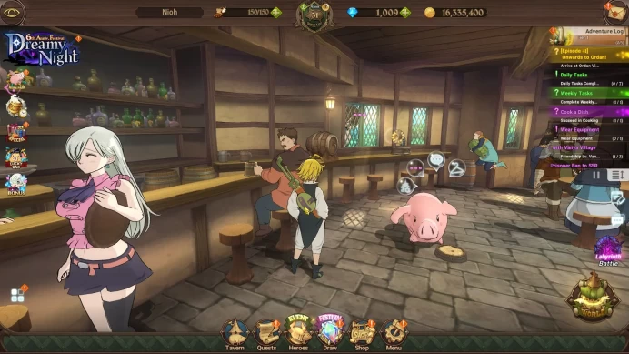 Global|709 K CC|Starter CH 4|1009 Dm| 3 UR+Collab FF |Oppressor Demon King,Demon King Meliodas,Tamaki Kotatsu| CodeOnly(SDS3988)