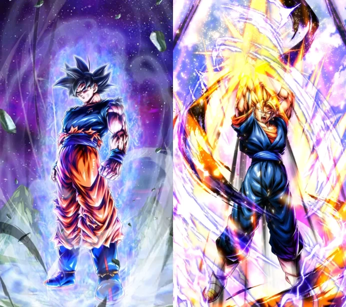 UL+LR[iOS]8S Ultra Instinct -sign- Goku[yellow]+LR Super Vegito+45000CC+0~5LL[Global]Auto delivery[BNID Login]