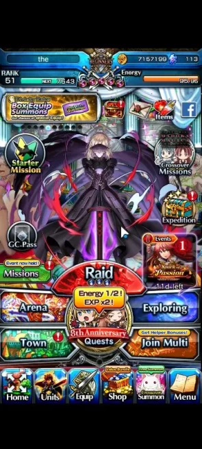 Global|Rank 51|12 Ascend|SaberTW,S Miyu,Chloe,S Illya,Orvell,Valerie,Miyu,Etc|Lpot 194+31 RGB|Check SS|(GS2276)