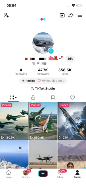 Instanly Delivery/ Monetized 47K Real Followers+550K Real Likes Account/ Creator Rewards Program Activated/ Full Access