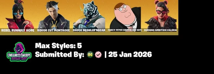 #30 [PC/XBOX/PSN/SWITCH] 16 skins | Explorer Emilie | Fancy Peter Griffin (No Hat) | Burning Ambition Valeria | Solid Snake | Rebel Runway Hope 