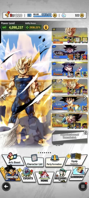 D994-IOS+Android-4 UL Red Star(Majin+Turles+Beast Gohan)+34 Legends +Good Equipment+Zamasu Red+Goku Yellow+Vegito Green+Goku Uis+Buu kid Zenkai