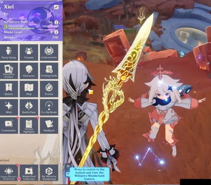 ASIA|AR 56| 7 Limited +2(*5Weapon)|Arlecchino,Furina,Kazuha,Nahida,Ayaka,Yelan,Alhaitam|Mc Female|TakeMail|CheckSS(GI5533)