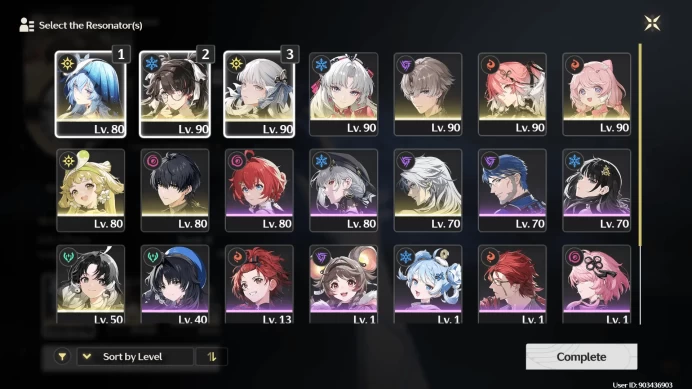 [SEA UL 80] Shorekeeper Rc3, Xiangli Yao Rc1S2, Zhezhi S1, Carlotta S1, Jinhsi S1, Changli S1, Sanhua Rc6 (Skin) | ToA 30/30 Pity 36 | Bd Unset 