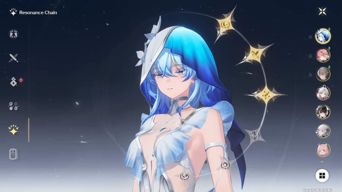 [SEA UL 80] Shorekeeper Rc3, Xiangli Yao Rc1S2, Zhezhi S1, Carlotta S1, Jinhsi S1, Changli S1, Sanhua Rc6 (Skin) | ToA 30/30 Pity 36 | Bd Unset 