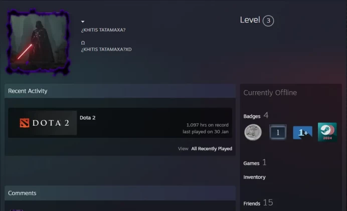 Dota 2 1097 hours-previous rank Ancient 5 (4526MMR)451 behavior