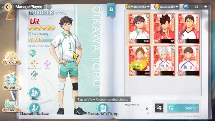 SEA Lv60| 3 SP (Bokuto,Akashi,Yu)+Memo 6 UR (Korai R2,Hirugami R3,Kuroo,Oikawa,Etc)+Memo 17 SSR (Lev Haiba,Etc) CheckSS(HFH1009)