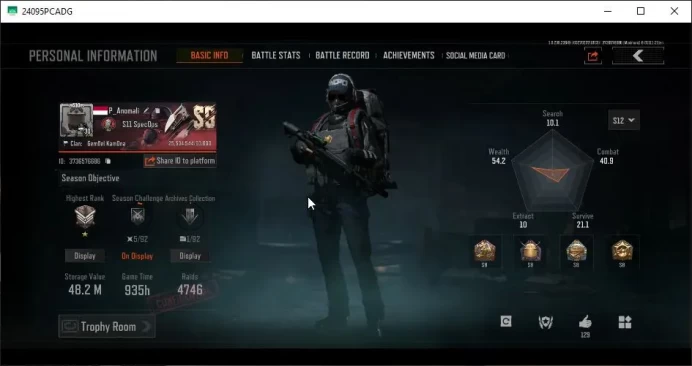 MOBILE Lv30|SV 48M|CV 4M|Battle Machete|LR-AR1 Decree|Night City Outfit|Many Skin|CN Off|Infinite|CheckSS(AB2840)