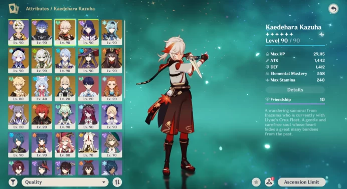EU AR58 | 13+9 | Hu tao + Staff of Homa • Flins + Bloodsoaked Ruins • Raiden • Kazuha