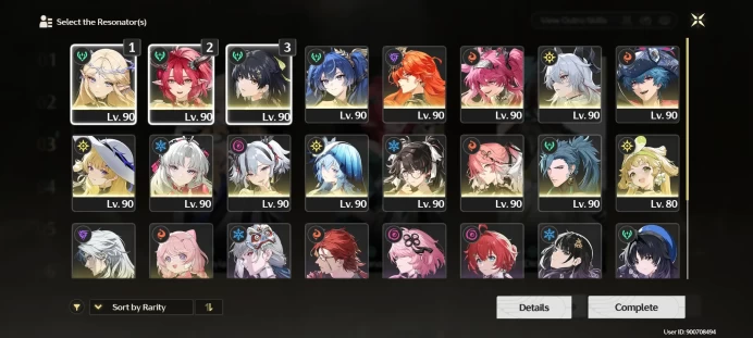 [SEA UL 80] Carlotta S1 Zani S1 Brant S1 Camellya S1 Changli S1 Cartethyia Ciaconna Iuno Augusta Lupa Phoebe Shore Zhezhi Jiyan | Pity Rate ON |