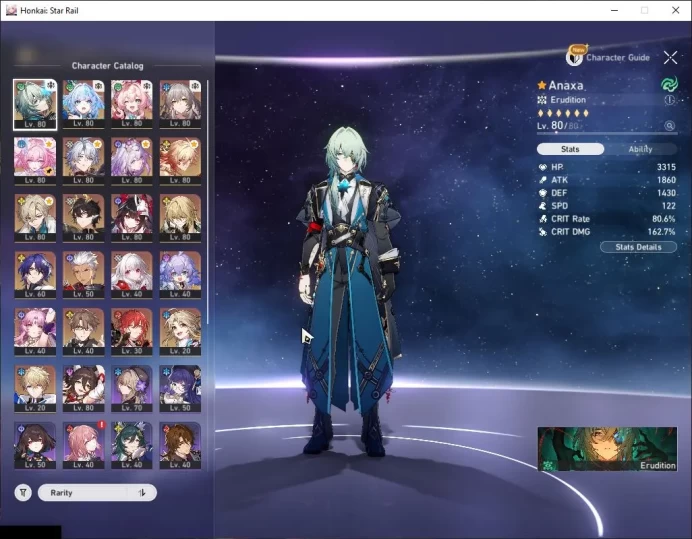 Asia|TL 66|13 Limited|[Castorice E1,Cerydra,Anaxa]+Sign,Phainon,Cyrene,Hyacine,Mydei,Etc|Amphoreus|TakeMail|CheckSS|(HSR6126)