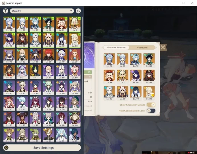 ASIA|AR 59|11Limited+10(*5Weapon)|[Ayaka,GanyuC1,Raiden]+sign,HuTaoC1,Eula,Etc|Reoni On|6Skin|Mc FeMale|TakeMail|CheckSS(GI5535)