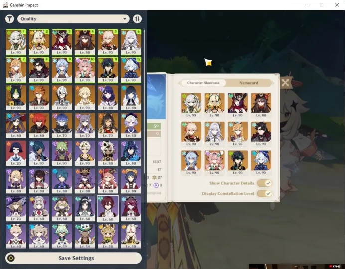 ASIA|AR 59| 17 Limited +4(*5Weapon)|NahidaC2,XilonenC2,ChascaC1,HuTaoC1,Etc|8 IF|4Skin|Mc FeMale|TakeMail|CheckSS(GI5536)