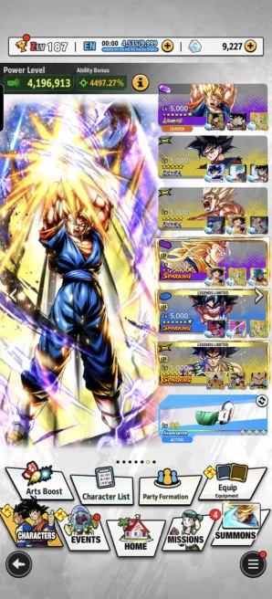 D996-Android-Meta-10 ULTRA(Trunks+SS4 Goku+SS Goku+Cell+Goku Uis+Frieza+Buu Kid+)+Vegito+9.200 CC+Good Team+48 Legends+Vip Equipment+SS2 Gohan