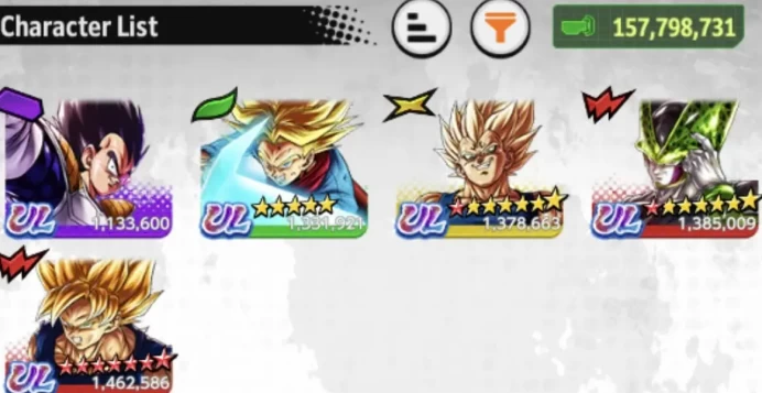 D997-IOS+Android-5 UL(Trunks+Majin Vegeta+Cell)+30 Legends Limited+Good Equipment+Nice Zenkai+Goku Uis Full Red Star+Piccolo+Broly+Buu Kid+Ultim