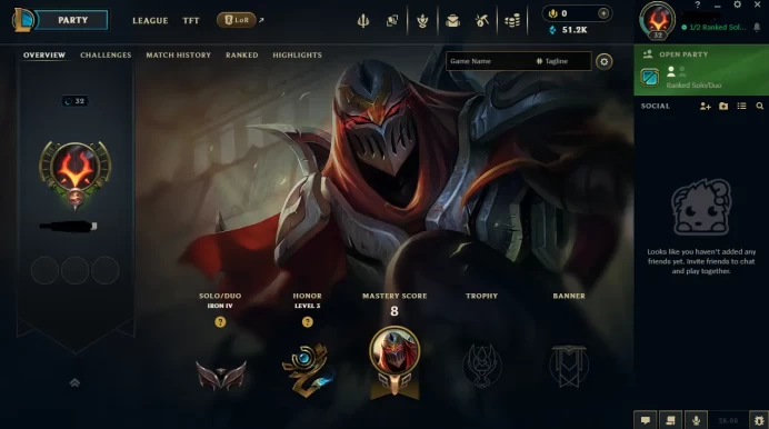 NA - SAFE SEASON16 IRON 4 0LP | 51200 BE | PLACEMENTS DONE | 1W 19L | INSTANT DELIVERY | LOW MMR | UNVERIFIED EMAIL | IRON IV | #3000