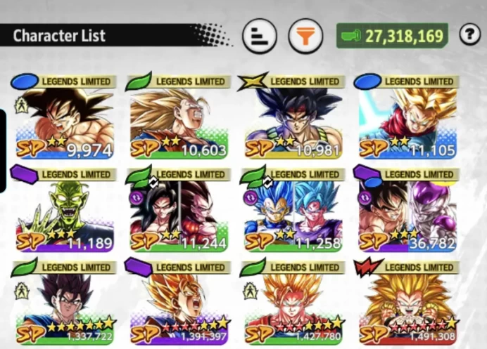 B18-IOS+Android-LR(Super Vegito Full Red Star+Piccolo)+UL SS Goku+Good Equipment+Gotenks 13 Red Star+SS2 Goku 11 Red Star+Vegito Green