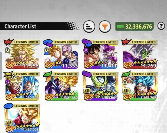 B19-IOS+Android-UL Trunks Full Red Star+Good Team+Nice Equipment+Trunks Zenkai+Cell Zenkai+God Goku Zenkai