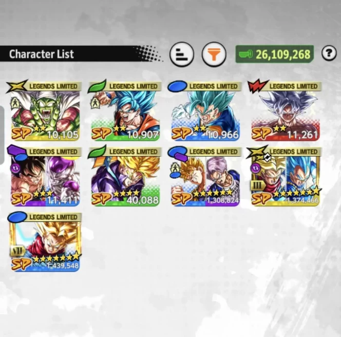 B24-IOS+Android-3 UL(Trunks Full Red Star+Goku Uis)+Team Trunks+Equipment+Trunk Zenkai+Trunks And Gohan+Trunks and Vegeta Zenkai