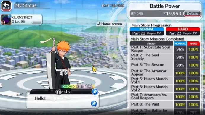 [GLOBAL]51K Orbs|Soul Reaper(Shunsui,Jushiro),10th Anniv(Rukia,Ichigo),Jushiro TYBW25,Aizen Renewd,Etc|6K AccTic|KlabID(BBS2481)