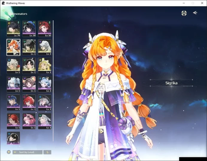 SEA|UL 46|12K Astrite| 2 Limited | [Sigrik+Sign, Qiuyuan |DB Lv 30| Female MC | Log Kuro |Check SS (WW3003)