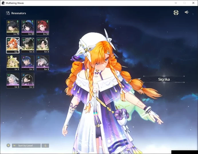 SEA|UL 46|25K Astrite| 2 Limited | Sigrik+Sign, Qiuyuan |DB Lv 30| Female MC | Log Kuro |Check SS (WW3004)