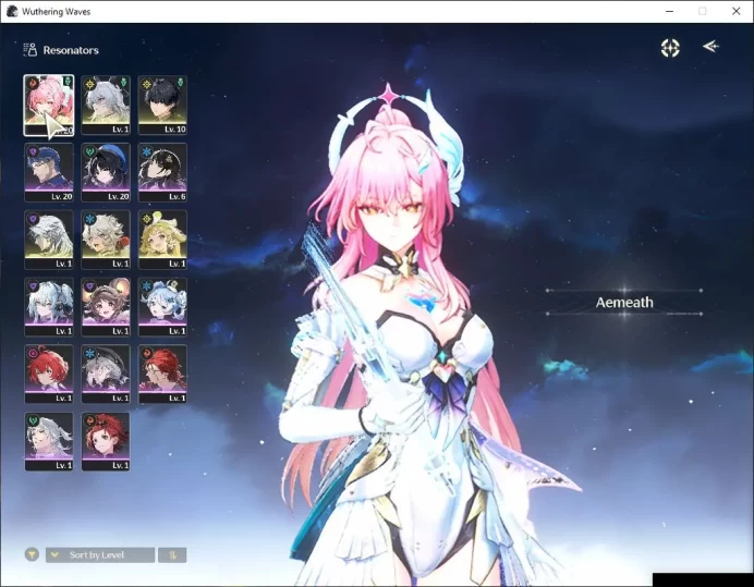 SEA|UL 8|Fresh Starter| 2 Limited | Aemeath,Zani |DB Lv 1| Male MC | Log Kuro |Check SS (WW3010)