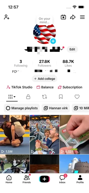 Instanly Delivery/ Monetized 27K Real Followers+80K Real Likes Account/ Creator Rewards Program Activated/ Full Access