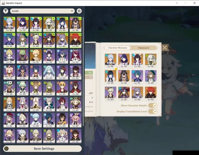ASIA|AR 56|6 Limited+7(*5Weapon)|[Nahida,Ayato,Cyno)+Sign,Columbina,Yelan,Raiden|+40(*4Char)|McMale|TakeMail|CheckSS(GI5547)
