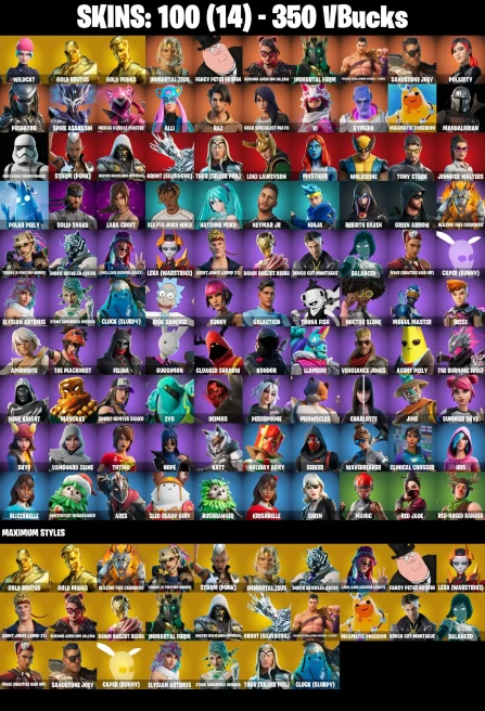 PC | 100 SKINS | WILDCAT | GOLD MIDAS | GOLD BRUTUS | FANCY PETER GRIFFIN | IMMORTAL ZEUS | BURNING AMBITION VALERIA | SANDSTONE JOEY | IMMOR...