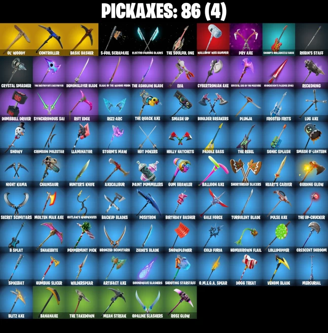 PC/NS | 54 SKINS | OG STW | BLUE SQUIRE | ROYALE KNIGHT | BLUE TEAM LEADER | BLUE STRIKER | CALAMITY STAGE 5 | DRIFT STAGE 5 | RONIN (CAPE) |...