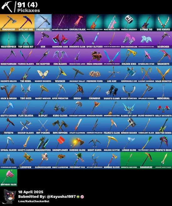 PC/NS | 66 SKINS | GALAXY | TRAILBLAZER | HYBRID (STAGE 4) | STAGE 4 | ROX (STAGE 5) | ZENITH (STAGE 4) | LYNX (STAGE 4 - NO PONYTAIL) | BLAC...