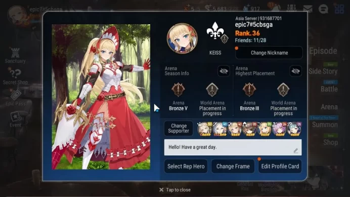 ASIA Unverif|7 ML (C Lilias,Belian,Har setti,Etc)+Haste,Politis,Etc|Poh+Bless ON|5,6K Energy+18K Stigma|Stove|Check SS(ES3572)