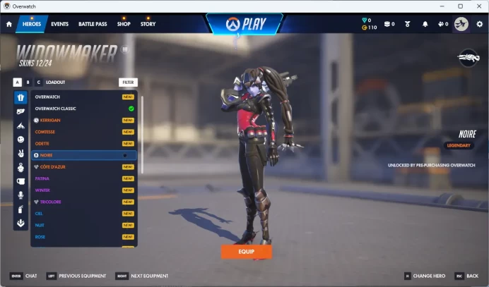 CLASSICSEOUL DYNASTY/7206 LEGACY COMPETITIVE POINTS/3 Golden Weapons/NOIRE/Full Mail Access/see the picture/Please Read Description / Billy