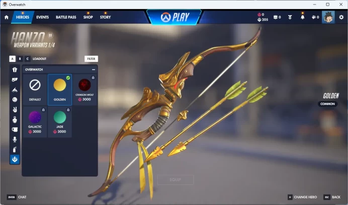 1 Golden Weapons / Overwatch 2 / Full Mail Access / see the picture / Please Read Description / Devin