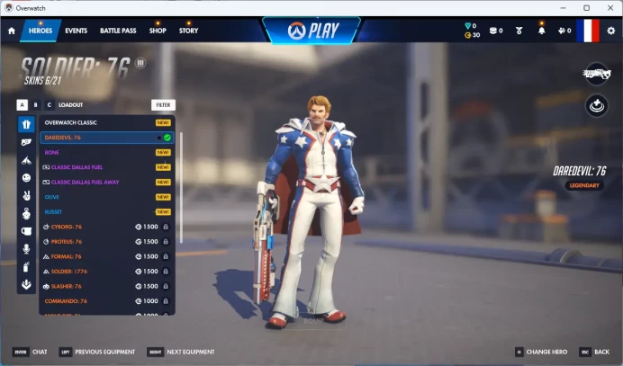 CLASSIC DALLAS FUEL / CLASSIC DALLAS FUEL AWAY / 1 Golden Weapons / Full Mail Access / see the picture / Please Read Description / Jacks